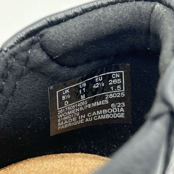 Clarks Carleigh Ray Ultimate Comfort Black Pebbled Leather Loafers Women’s 11M - Picture 11 of 12